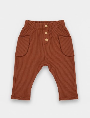 Pantaloni Zara, maro