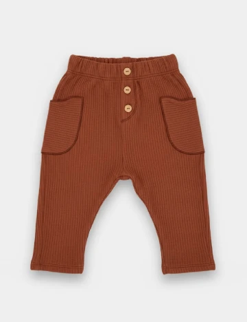 Pantaloni Zara, maro