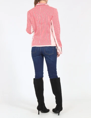 Sacou Zara, rosu/alb