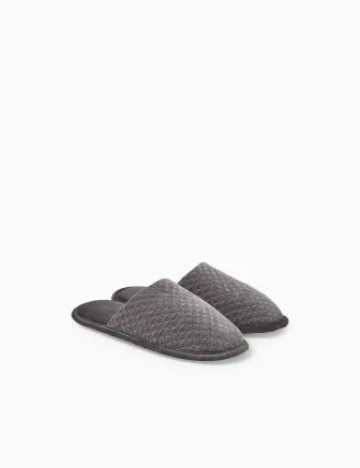 
						Papuci de Casa C&A, gri