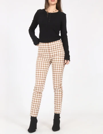 Pantaloni Zara, maro