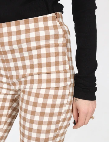 Pantaloni Zara, maro