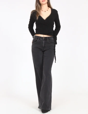 Blugi C&A, gri inchis