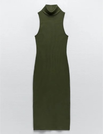 Rochie medie Zara, verde