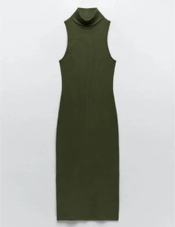 Rochie medie Zara, verde
