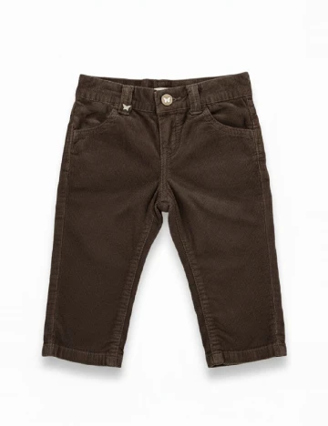 Pantaloni Zara, maro