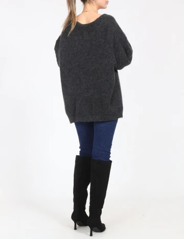 Pulover C&A, gri inchis