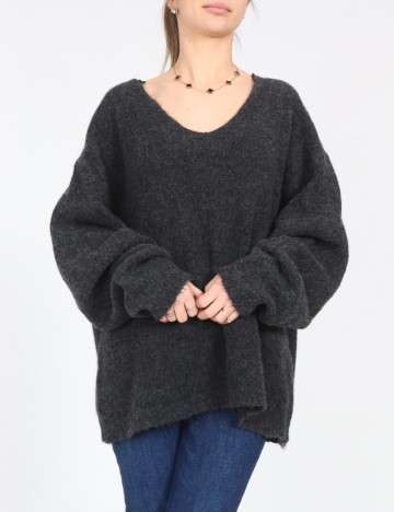 
						Pulover C&A, gri inchis