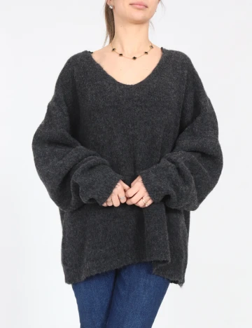 Pulover C&A, gri inchis