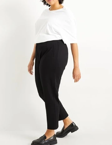 Pantaloni C&A Plus Size, negru