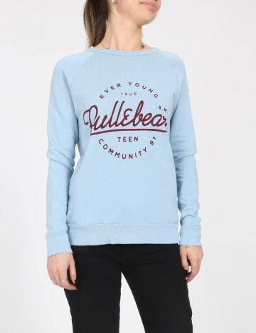 Bluza Pull&Bear, albastru