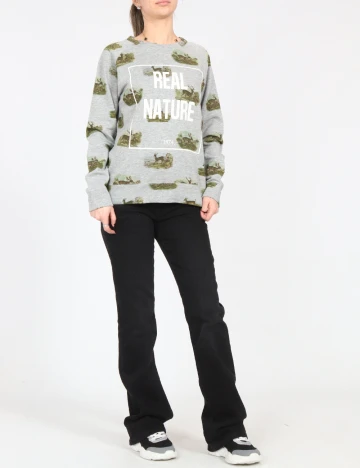 Bluza Pull&Bear, gri