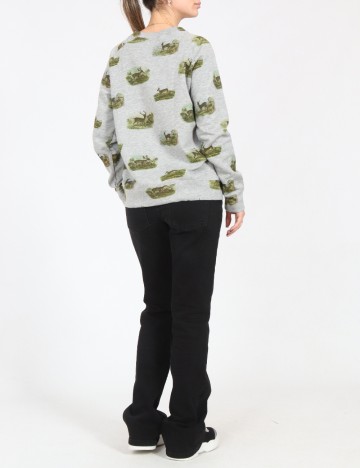 Bluza Pull&Bear, gri