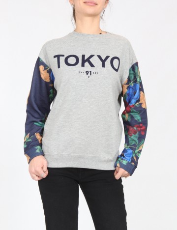 Bluza Pull&Bear, gri