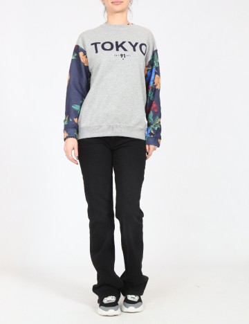 Bluza Pull&Bear, gri