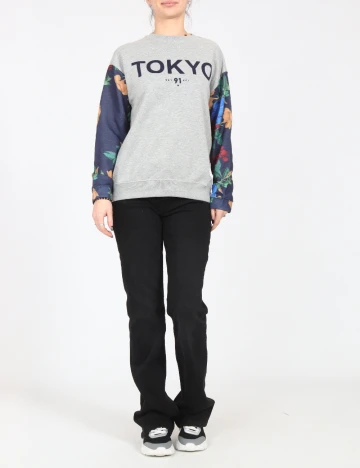 Bluza Pull&Bear, gri