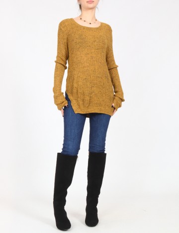 Bluza Pull&Bear, mustar