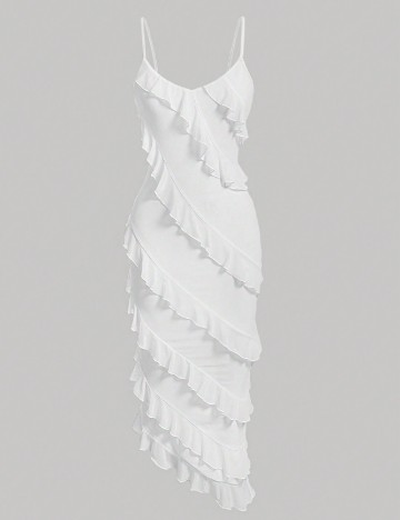 
						Rochie medie SHEIN, alb