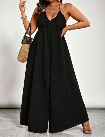 Salopeta SHEIN CURVE, negru