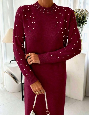 Rochie lunga SHEIN, grena