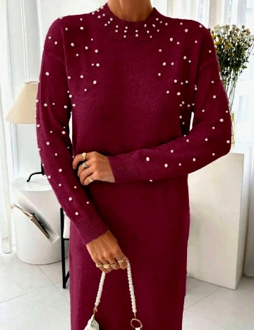 Rochie lunga SHEIN, grena