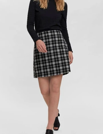 Fusta Vero Moda, alb/negru, 38 Mix culori