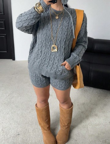 Compleu SHEIN CURVE, gri