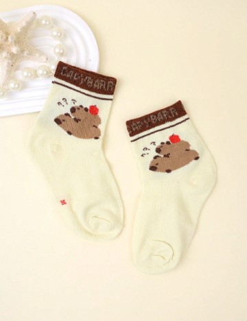 Set sosete 5 perechi Shein Kids, mix culori