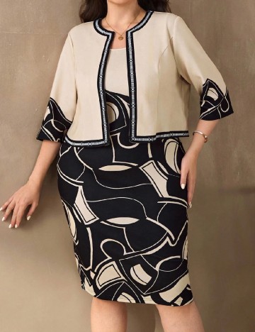 Compleu SHEIN CURVE, crem