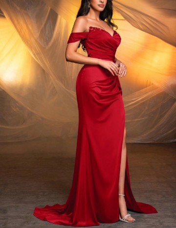 Rochie lunga SHEIN, rosu