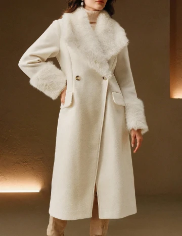 Palton Anewsta, ecru