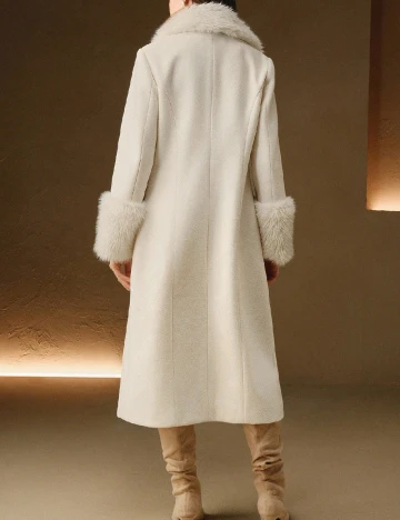 Palton Anewsta, ecru