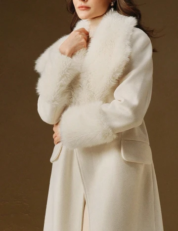 Palton Anewsta, ecru