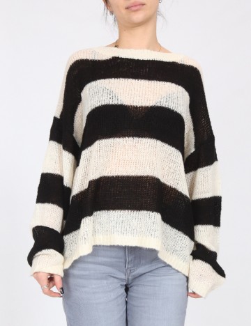 
						Bluza C&A, alb/negru