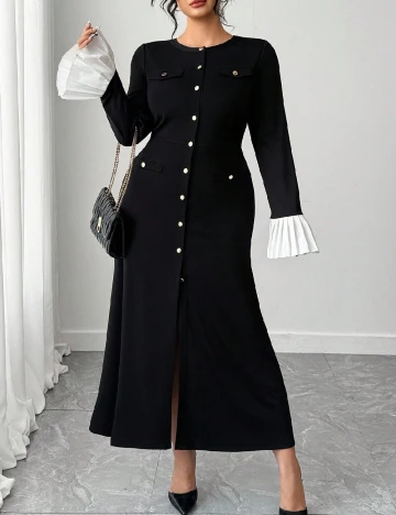 Rochie lunga SHEIN CURVE, negru