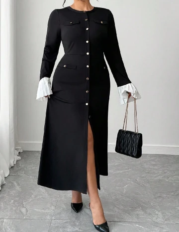 Rochie lunga SHEIN CURVE, negru