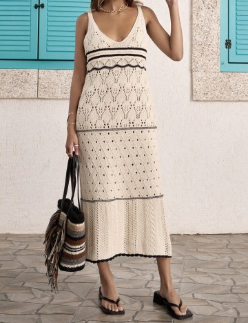 Rochie medie SHEIN, alb