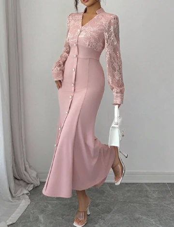 Rochie medie SHEIN, roz