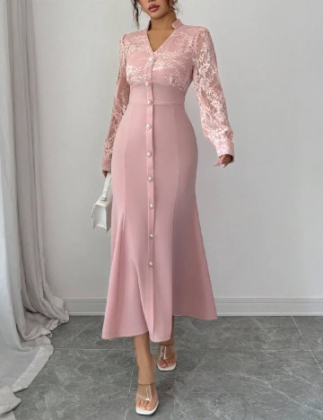 Rochie medie SHEIN, roz