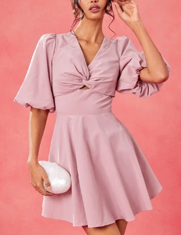 Rochie scurta SHEIN, roz