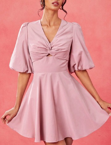 Rochie scurta SHEIN, roz