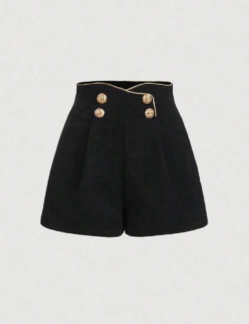 Pantaloni scurti SHEIN, negru