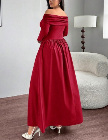 Rochie lunga SHEIN CURVE, rosu