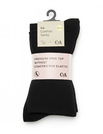 
						Set sosete 4 perechi C&A, negru