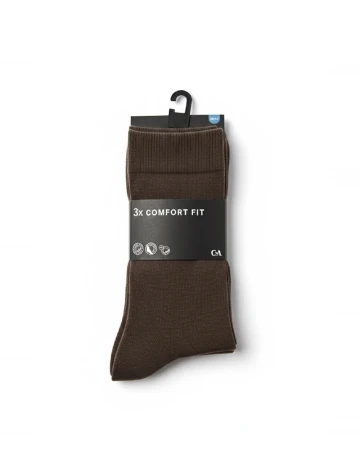 Set sosete 3 perechi C&A, maro