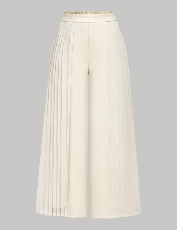 Pantaloni SHEIN CURVE, crem