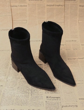 
						Botine SHEIN, negru