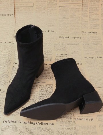 Botine SHEIN, negru