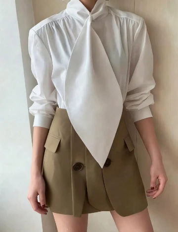 Camasa SHEIN CURVE, alb