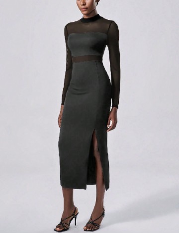 
						Rochie medie SHEIN, gri inchis